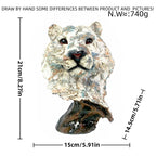 Decorative Figure White Brown | Kelmera