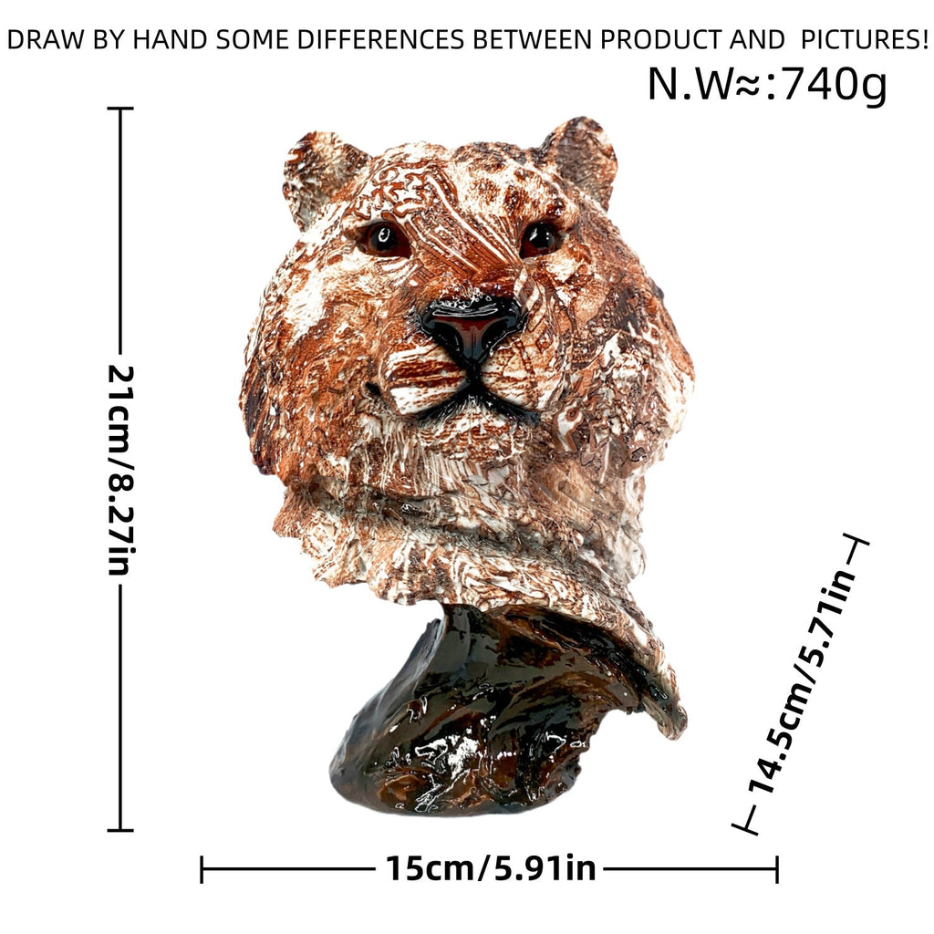 Decorative Figure White Brown | Kelmera