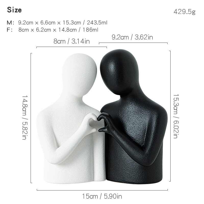 Decorative Figures Black White | Kelmera