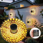 Decorative Filigree Metal Tealight Lantern with Reflective Inner Lining | Kelmera