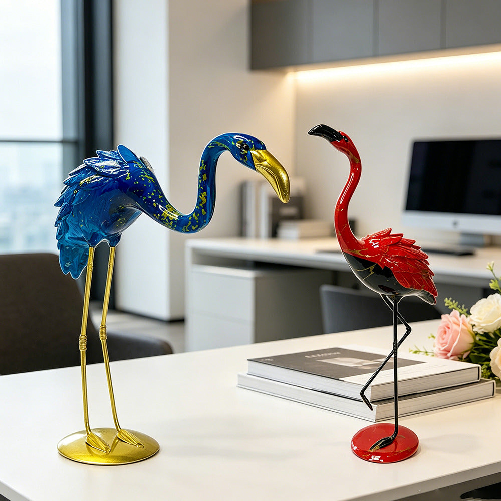 Decorative Flamingo Sculpture | Kelmera