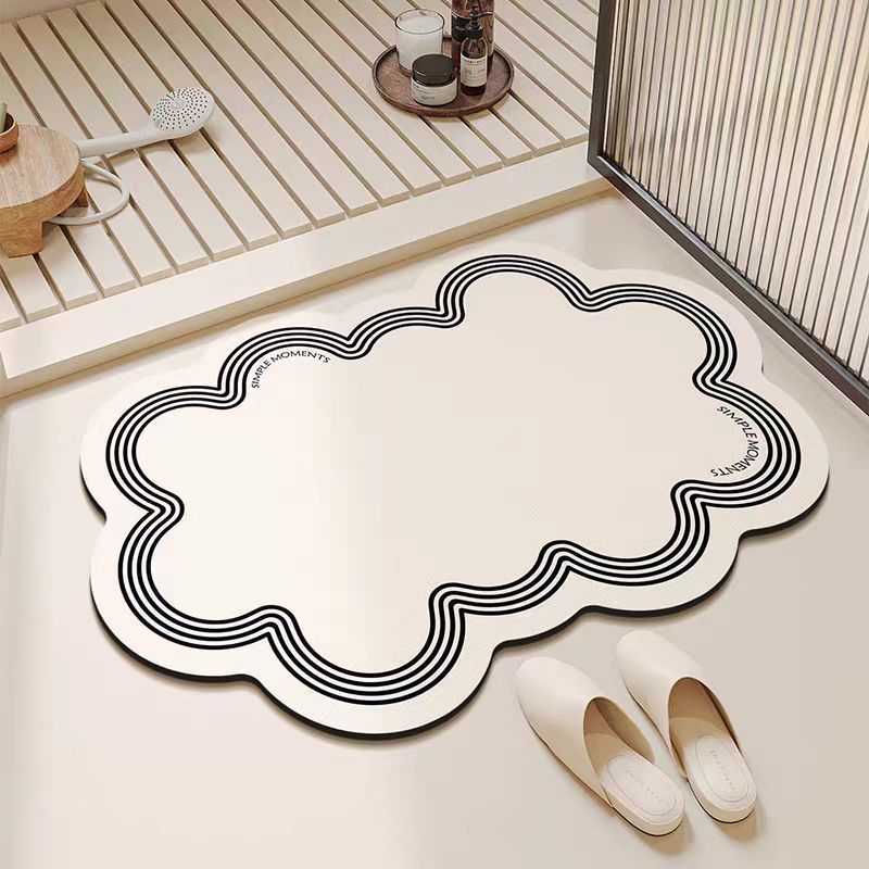 Decorative Floral Area Mat | Kelmera