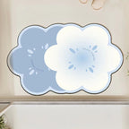 Decorative Floral Area Mat | Kelmera