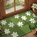 Decorative Floral Area Mat Non Slip | Kelmera