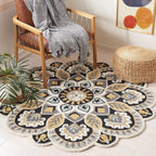Decorative Floral Area Rug | Kelmera