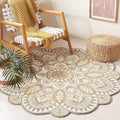 Decorative Floral Area Rug | Kelmera
