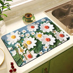 Decorative Floral Kitchen Mat | Kelmera