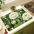 Decorative Floral Kitchen Mat | Kelmera