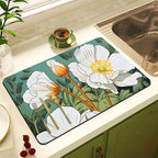 Decorative Floral Kitchen Mat | Kelmera