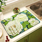 Decorative Floral Kitchen Mat | Kelmera