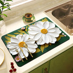 Decorative Floral Kitchen Mat | Kelmera