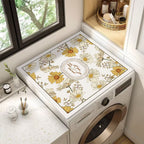 Decorative Floral Laundry Counter Mat | Kelmera