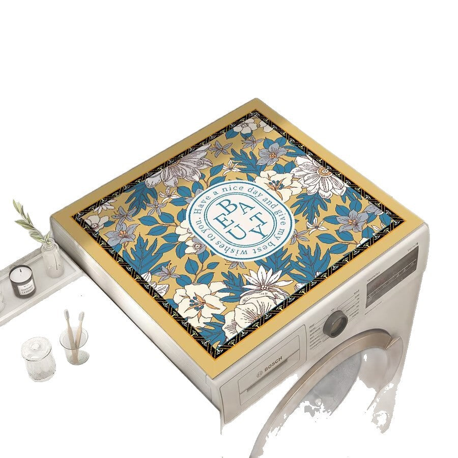 Decorative Floral Laundry Counter Mat | Kelmera