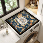 Decorative Floral Laundry Room Counter Mat | Kelmera