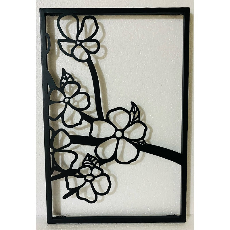 Decorative Floral Metal Wall Art Panel | Kelmera