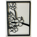 Decorative Floral Metal Wall Art Panel | Kelmera