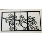 Decorative Floral Metal Wall Art Panel | Kelmera