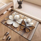 Decorative Floral Patterned Area Rug | Kelmera