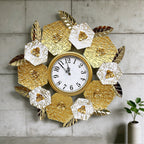 Decorative Floral Wall Clock | Kelmera
