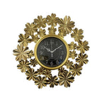 Decorative Floral Wall Clock Metal | Kelmera