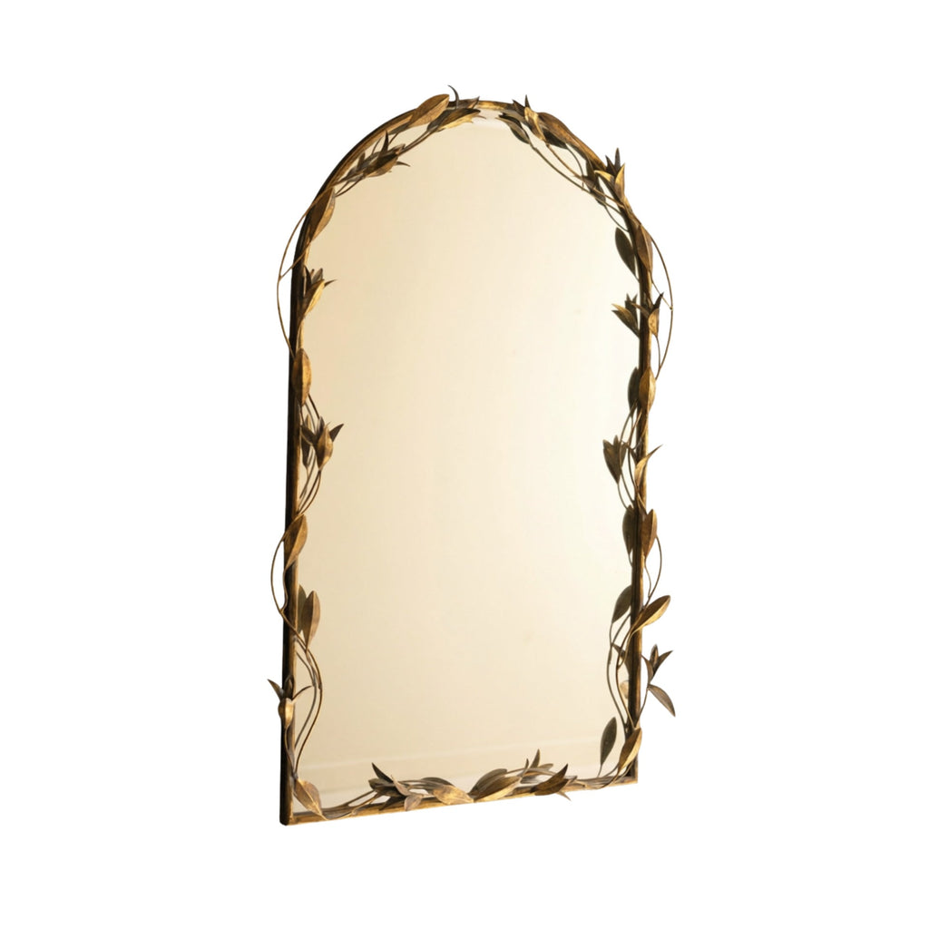 Decorative Floral Wall Mirror Rustic Design | Kelmera