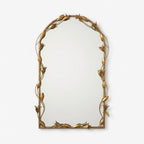 Decorative Floral Wall Mirror Rustic Design | Kelmera