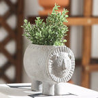 Decorative Flower Pot Brick Red | Kelmera