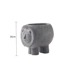 Decorative Flower Pot Brick Red | Kelmera