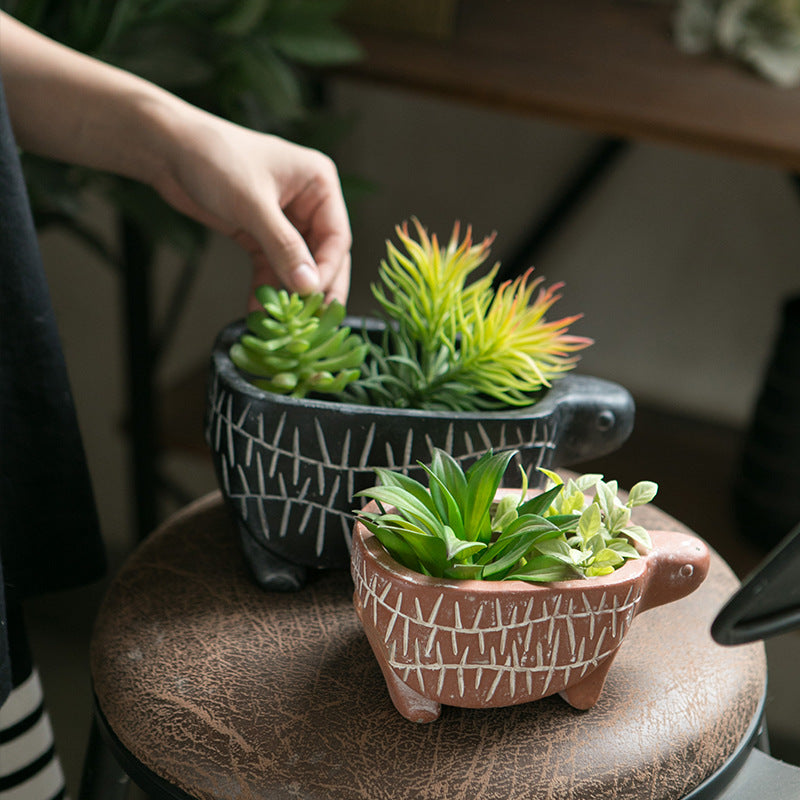 Decorative Flower Pot Ceramic Handcrafted | Kelmera