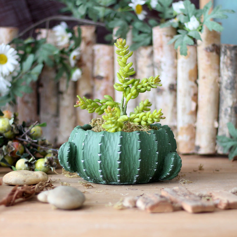 Decorative Flower Pot in Cactus Design | Kelmera