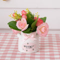 Decorative Flower Pot Pink Lilac | Kelmera