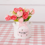 Decorative Flower Pot Pink Lilac | Kelmera