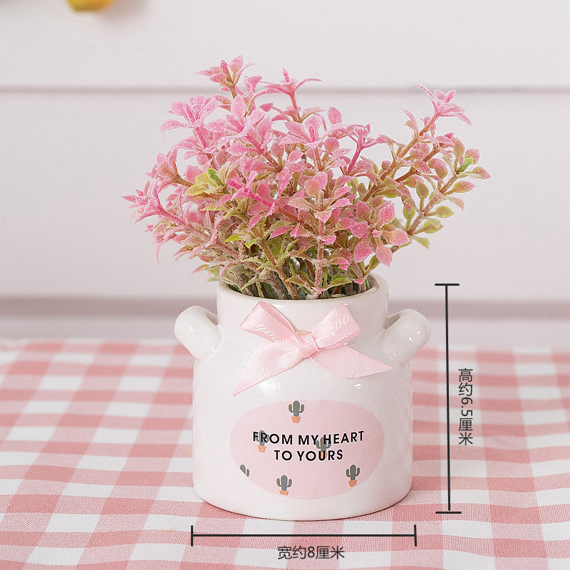 Decorative Flower Pot Pink Lilac | Kelmera