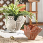 Decorative Flower Pot Red Black | Kelmera