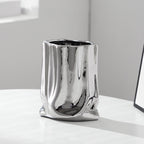Decorative Flower Pot Silver | Kelmera