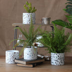 Decorative Flower Pot Soft Textile Ceramic | Kelmera