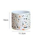 Decorative Flower Pot Soft Textile Ceramic | Kelmera