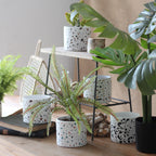 Decorative Flower Pot Soft Textile Ceramic | Kelmera