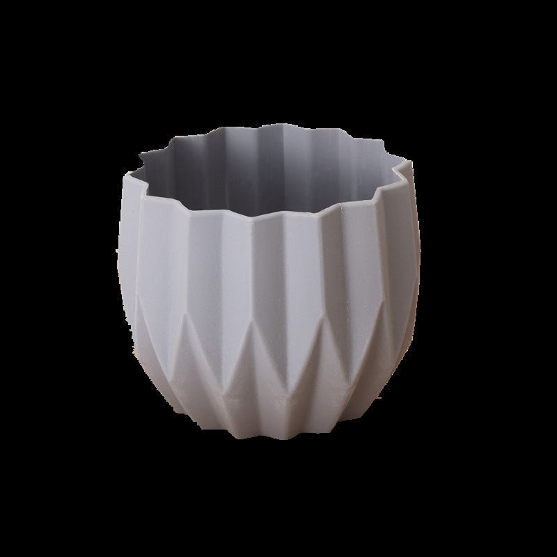 Decorative Flower Vase Beige Gray | Kelmera