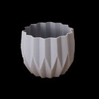 Decorative Flower Vase Beige Gray | Kelmera
