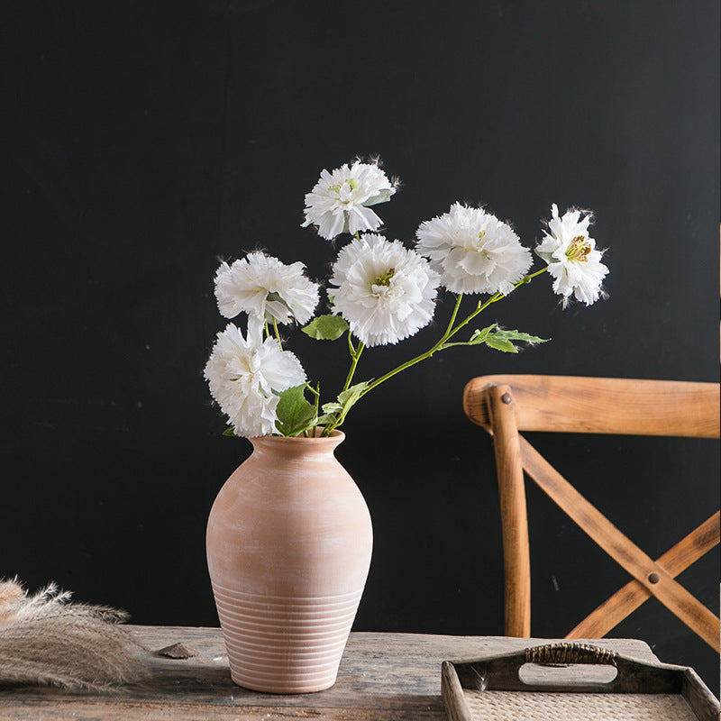Decorative Flower Vase Soft Textile Ceramic | Kelmera