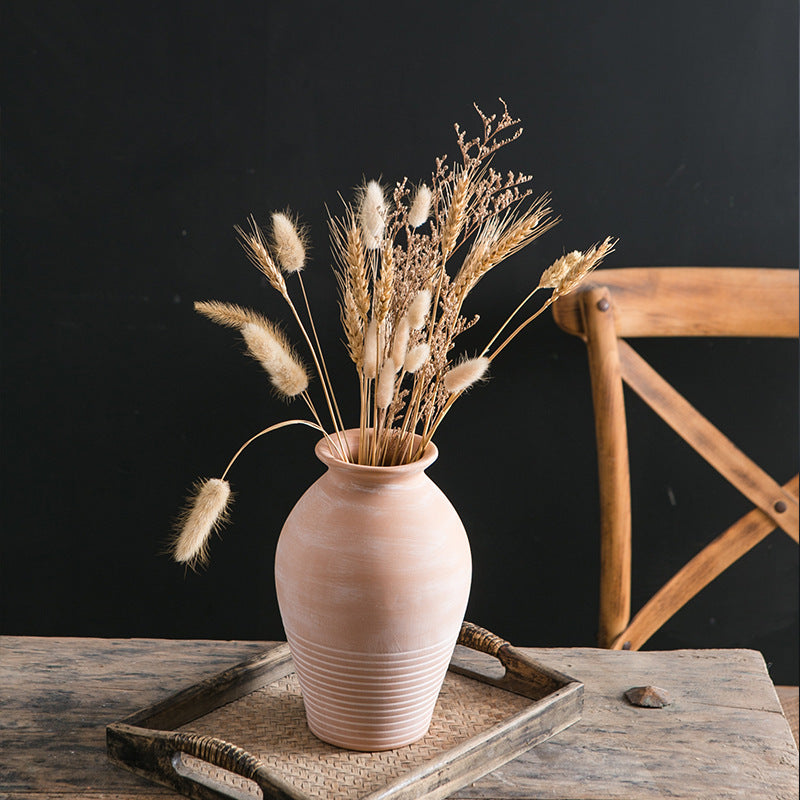 Decorative Flower Vase Soft Textile Ceramic | Kelmera