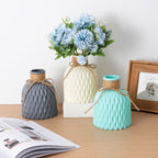 Decorative Flower Vase Soft Textile Molded Plastic | Kelmera