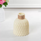 Decorative Flower Vase Soft Textile Molded Plastic | Kelmera