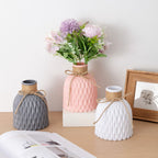 Decorative Flower Vase Soft Textile Molded Plastic | Kelmera