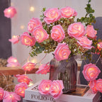 Decorative Foam Rose LED Garland for Table Decorations | Kelmera