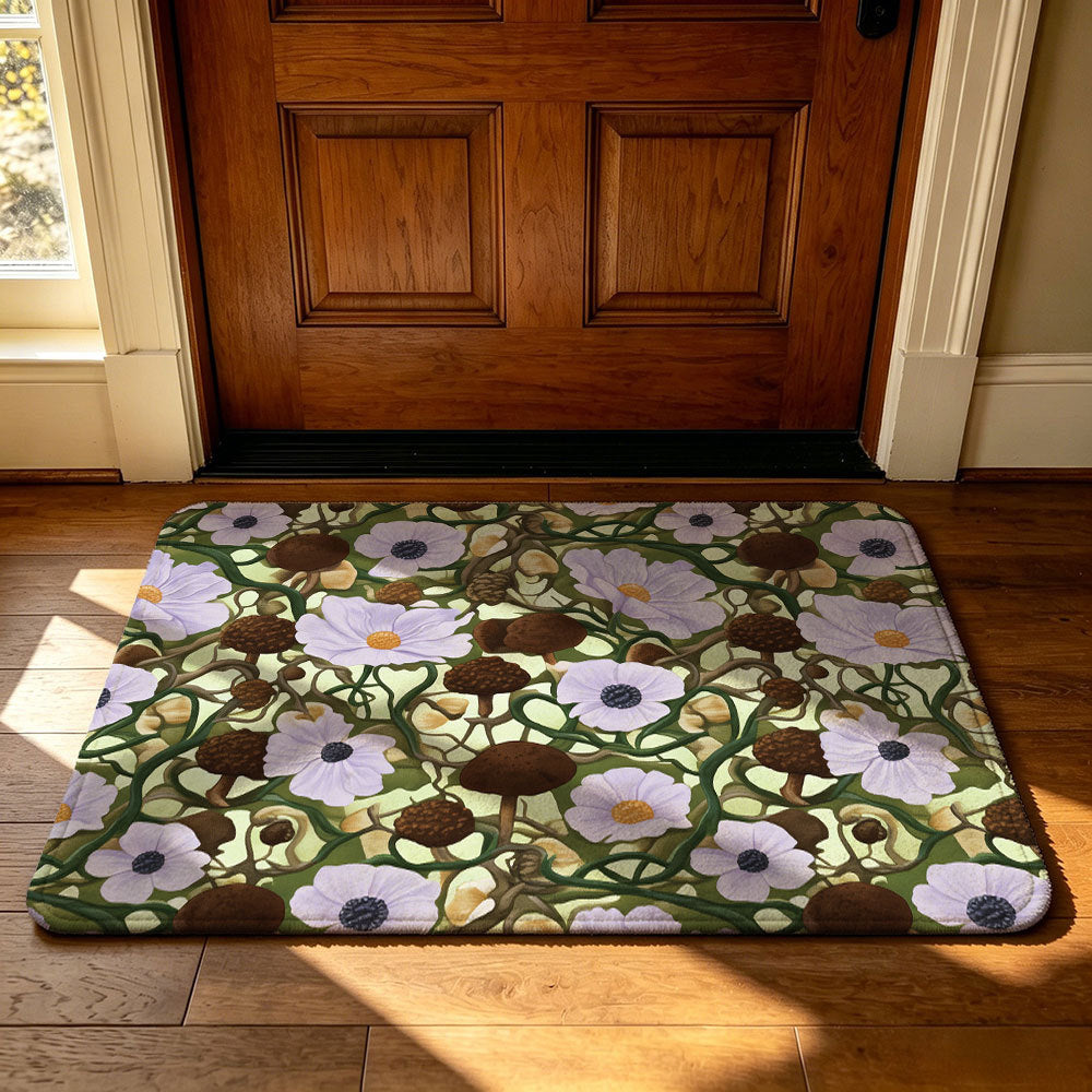 Decorative Football-Themed Area Mat | Kelmera