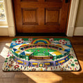 Decorative Football-Themed Area Mat | Kelmera
