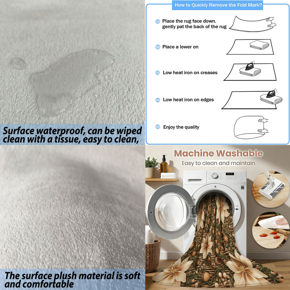 Decorative Football-Themed Area Mat | Kelmera
