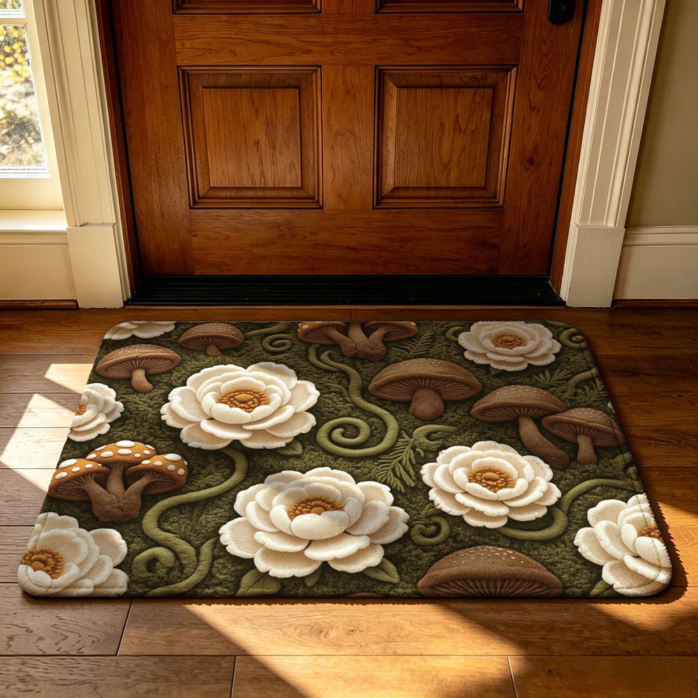Decorative Football-Themed Area Mat | Kelmera